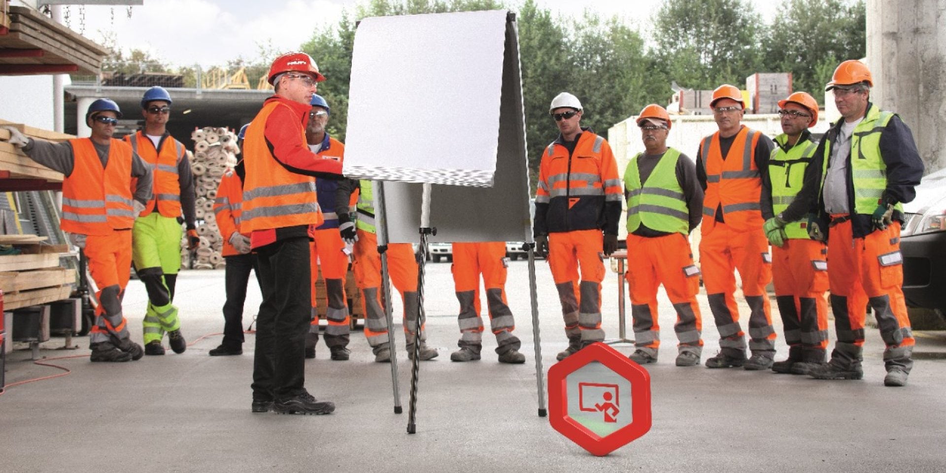 Find out how to prevent risk and injury  on construction sites, with Hilti’s training  for health and safety. Find out about  what to do in an emergency.