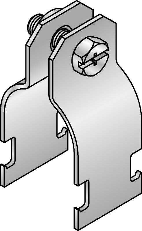 MH-RSC strut clamp Hop-dip galvanised rigid strut clamp