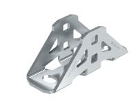 MC-CU Galvanised connector for fastening MC-3D installation channels to a concrete substructure or another channel indoors – either perpendicularly or at an angle