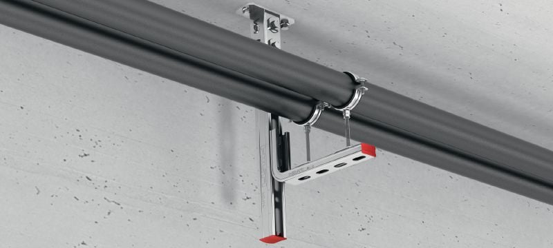 MQK-21-L bracket Galvanised C-Channel bracket for medium-duty applications Applications 1