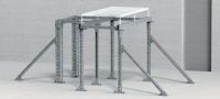 MC-3D-41 OC-A Hot-dip galvanised (HDG) installation channel for 2D and 3D outdoor applications Applications 3