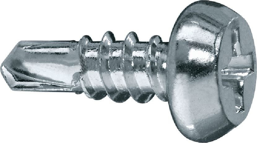 S-DD 02 Z 02 Interior metal framing screw with pan head (zinc-plated) for fastening stud to track