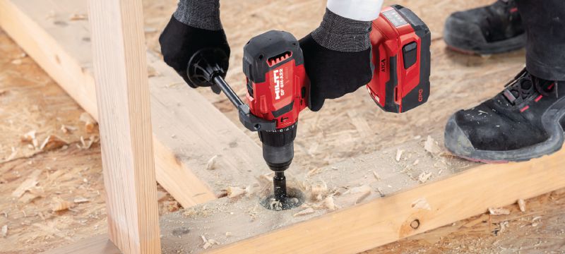 SF 6H-A22 Cordless hammer drill driver Power-class cordless 22V hammer drill driver with Active Torque Control and electronic clutch for universal use on wood, metal, masonry and other materials Applications 1