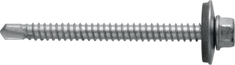 S-MD 63 S Self-drilling metal screws Self-drilling screw (A2 stainless steel) with 19 mm washer for medium-thick metal-to-metal fastenings (up to 6 mm)