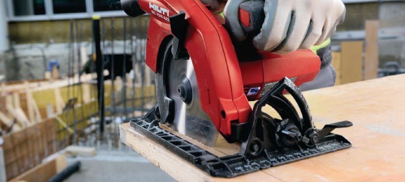 SC 70W-A22 Cordless circular saw 22V cordless circular saw for straight cuts up to 70 mm depth Applications 1