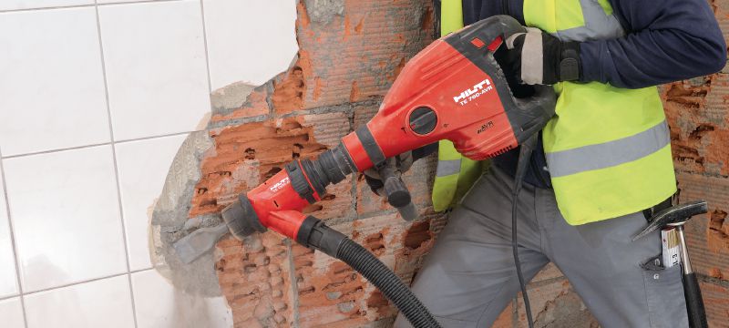 TE-YX SC Scaling chisels Self-sharpening SDS Max (TE-Y) scaling chisels for scraping away weld spatter, formwork seepage and other residues Applications 1