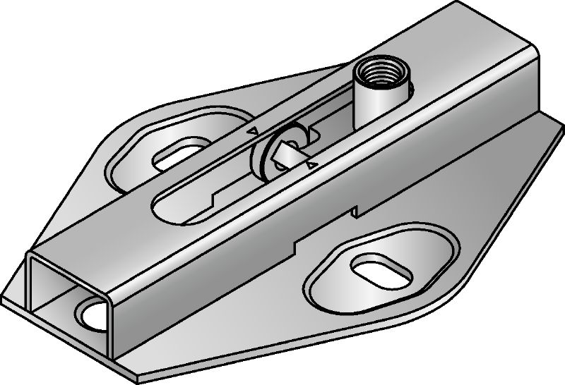 MRG 2,0 Premium galvanised roll connector for standard medium-duty heating and refrigeration applications