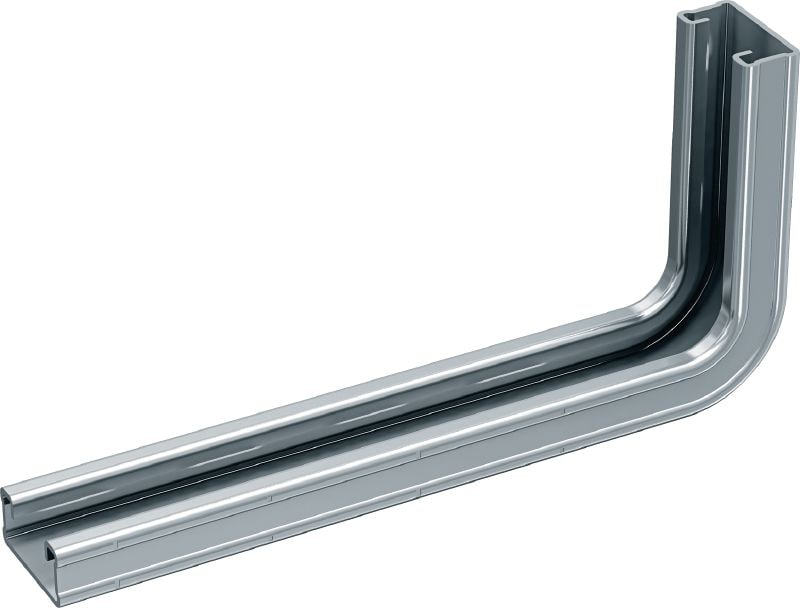 MQK-21-L bracket Galvanised C-Channel bracket for medium-duty applications