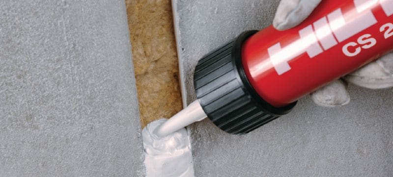 CP 606 Firestop acrylic sealant Universal fire caulk, providing a flexible firestop seal for fire-rated joints and through penetrations Applications 1