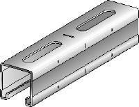 MQ-41-HDG plus Hot-dip galvanised (HDG plus) MQ installation double channel for medium-duty applications