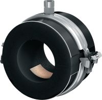 MIP-M Refrigeration pipe clamp (medium insulated) Galvanised pipe clamp for maximum productivity in refrigeration applications with an insulation thickness of 20-25 mm