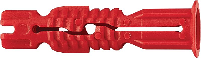 HUD-2 Universal plastic anchor Universal plastic anchor for light-duty fastening to hollow and solid base materials