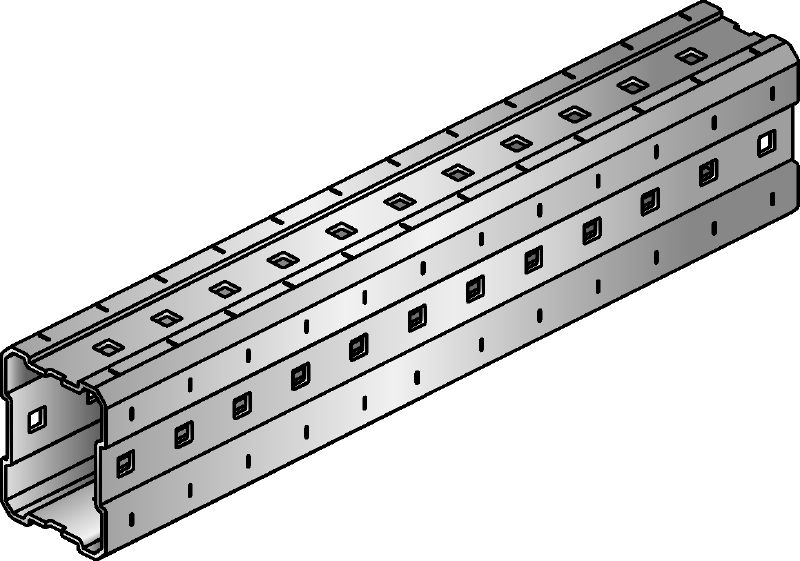 MI Box profile hot-dip galvanised (HDG) box profile for heavy-duty applications