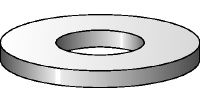 Mounting band 17X0,75 Hot-dip galvanised (HDG) flat washer corresponding to DIN 9021 used in various applications