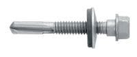 S-MD 55 Z Self-drilling metal screws Self-drilling screw (zinc-plated carbon steel) with 16 mm washer for thick metal-to-metal fastenings (up to 15mm)