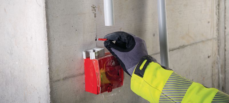 HUD-2 Universal plastic anchor Universal plastic anchor for light-duty fastening to hollow and solid base materials Applications 1