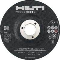 SP Type 27 Grinding disc Premium abrasive grinding disc for fast, rough grinding of stainless/carbon steel (Type 27)