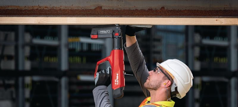 X-U MX steel/masonry nails (collated) High-performance collated nails for fastening to concrete and steel using powder-actuated tools Applications 1