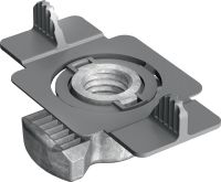 MQM-F Wing nut Hot-dip galvanised (HDG) wing nut for connecting modular support system components