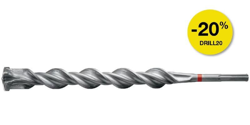 TE-YX (SDS Max) Imperial hammer drill bit Ultimate SDS Max (TE-Y) hammer drill bit for exceptional concrete drilling performance (imperial)
