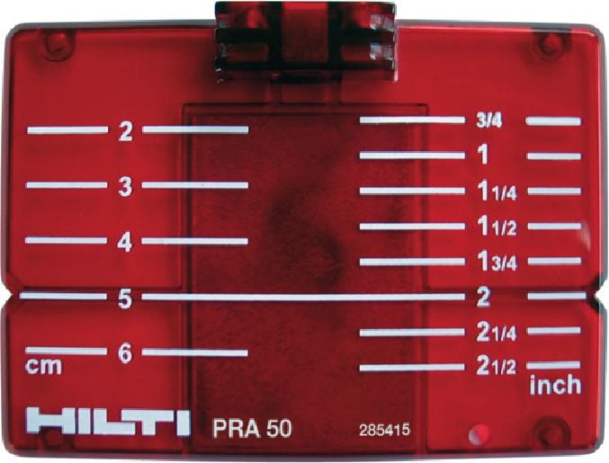 Target plate PRA 50 