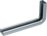 MQK-21-L bracket Galvanised C-Channel bracket for medium-duty applications