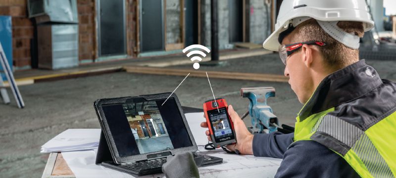 PD-CS Laser meter Ultimate laser meter with Wi-fi and built-in camera for documenting measurements up to 200 m / 650 ft Applications 1