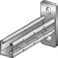 MQK-41-F bracket hot-dip galvanised (HDG) C-Channel bracket for medium-duty applications