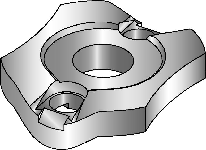 MQZ-U MQZ-U Installation washer Galvanised installation washer for metric fastenings in butterfly holes